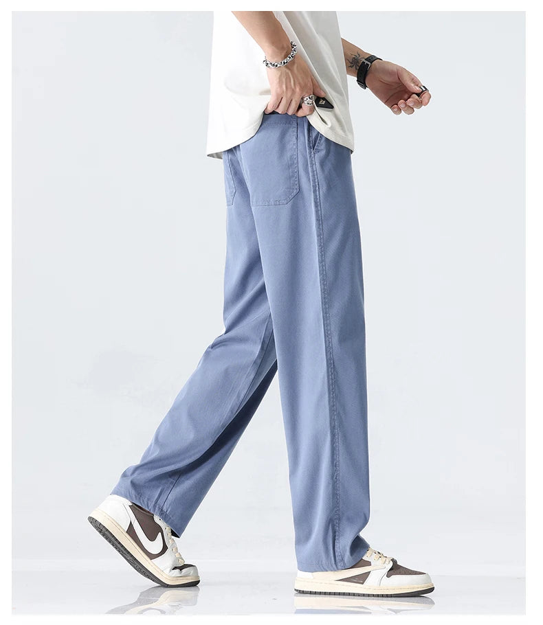 Men's Ultra-thin Lyocell Wide-Leg Pants