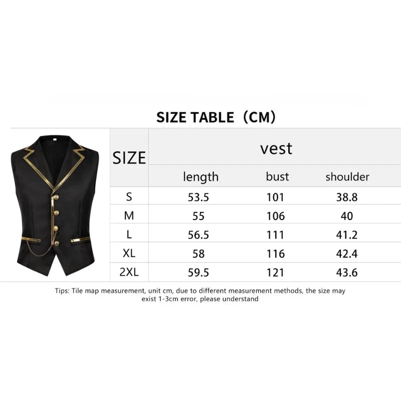 Men’s Business Suit Vest – European Style Gentleman Waistcoat