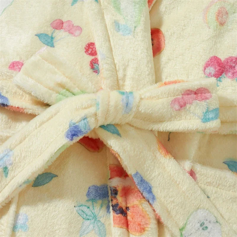 Women's Flannel Floral Robe