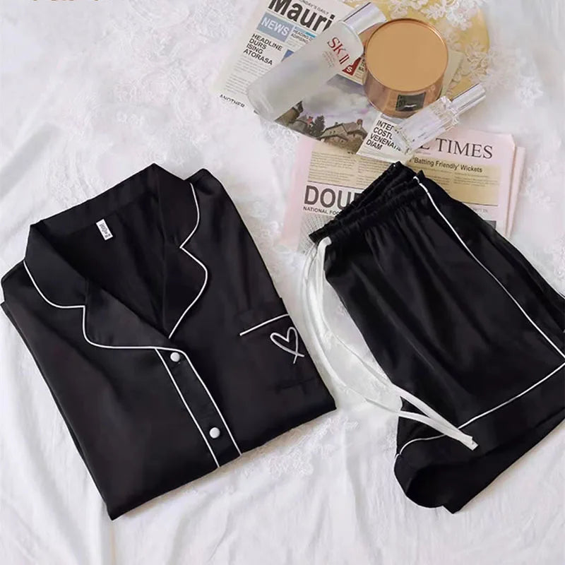 Women’s Ice Silk Pajama Set