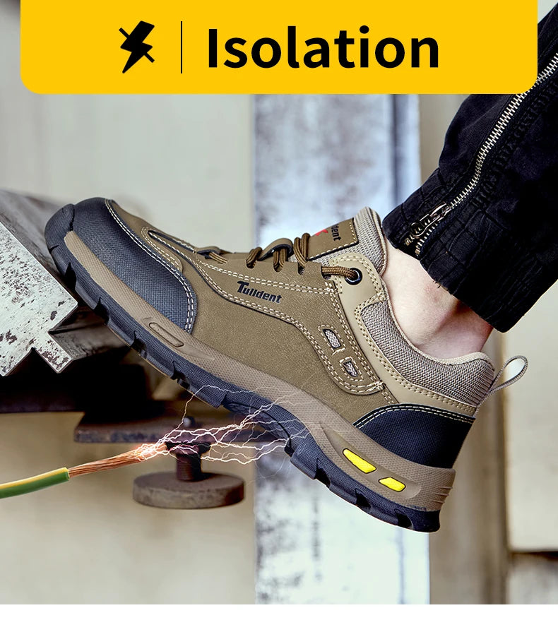 Men’s Safety Work Shoes – Puncture Resistant Protective Boots