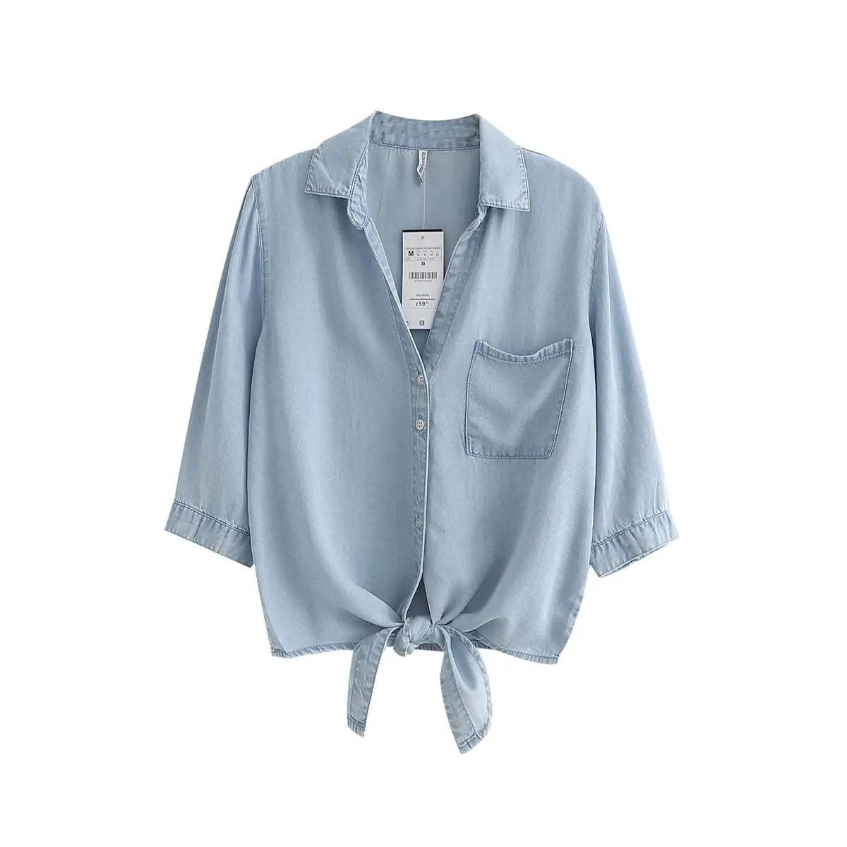 Women’s V-Neck Knot Wrap Top Short Jacket