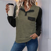 Women’s 2025 Casual Sweatshirt – Loose Fit Vintage Pullover Top