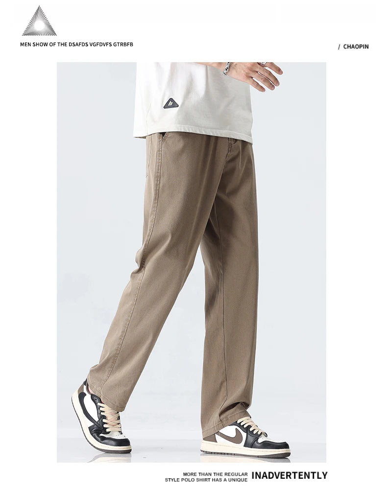 Men's Ultra-thin Lyocell Wide-Leg Pants
