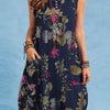 Women’s Bohemian Floral Sundress – Sleeveless Summer Beach Dress