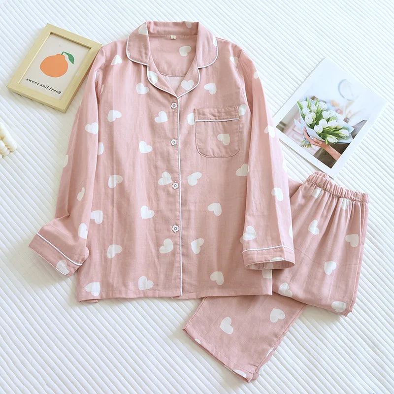 Women’s 100% Cotton Pajama Set
