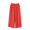 Women's Casual Wide Leg Capris