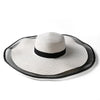 Women’s Wide Brim Sun Hat – Foldable Straw UV Protection Beach Cap
