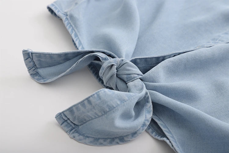 Women’s V-Neck Knot Wrap Top Short Jacket