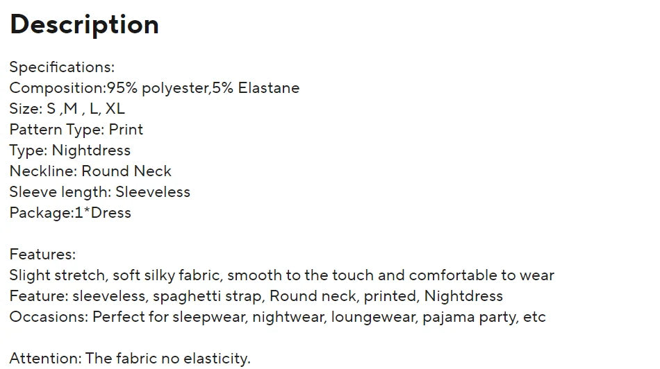 Floral Satin Sleeveless Nightgown for Women